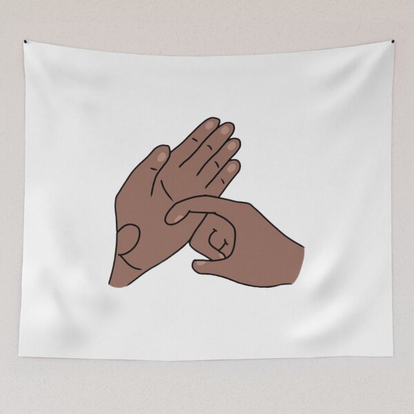 Item preview, BSL letter sign R designed and sold by Artistkhg.