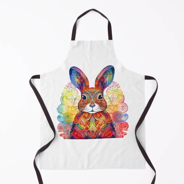 Item preview, Colorful Boho Bunny designed and sold by Olive and Lily Delights.