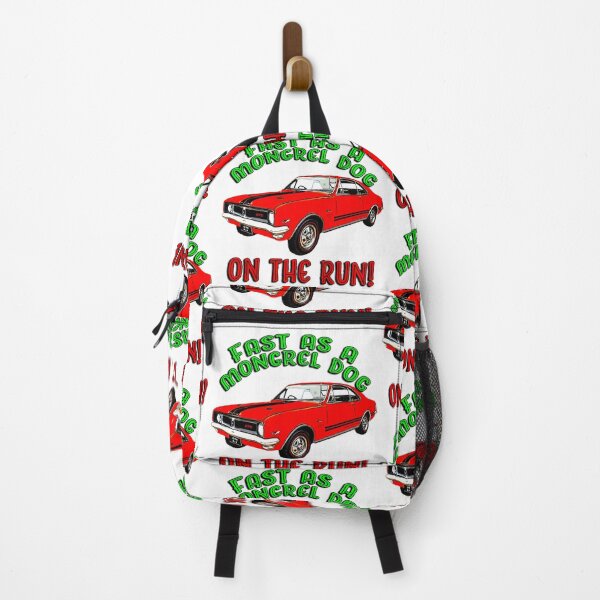 Item preview, Fast as a Mongrel Dog on the Run! – HK Monaro GTS Aussie Humor designed and sold by Michael van der Hoorn.