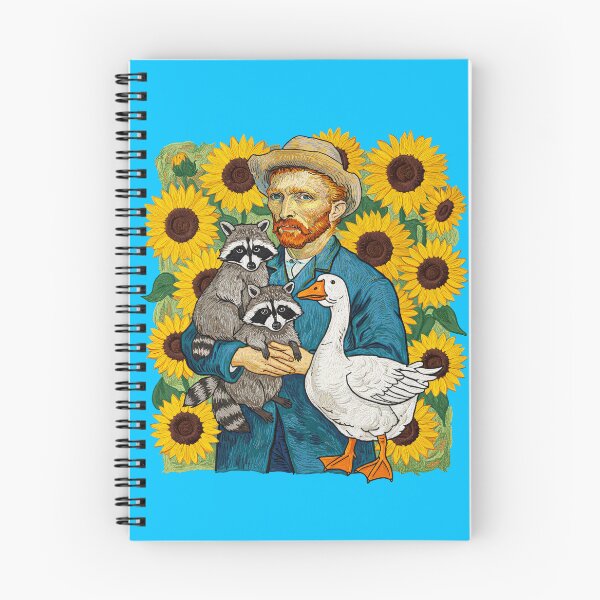 Item preview,  Vincent van Gogh Raccoons and  Goose designed and sold by TeeARTHY.