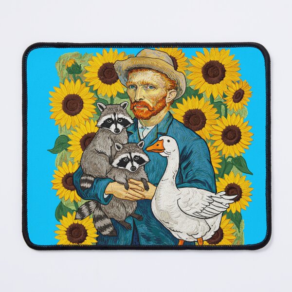 Item preview, Vincent van Gogh Raccoons and Goose designed and sold by TeeARTHY.