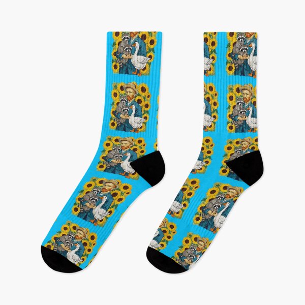 Item preview,  Vincent van Gogh Raccoons and  Goose designed and sold by TeeARTHY.
