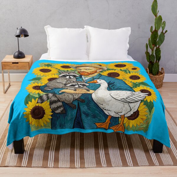 Item preview, Vincent van Gogh Raccoons and Goose designed and sold by TeeARTHY.