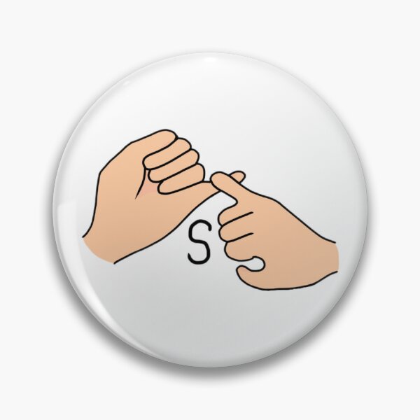Item preview, BSL letter sign S designed and sold by Artistkhg.