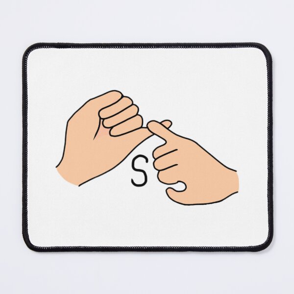 Item preview, BSL letter sign S designed and sold by Artistkhg.