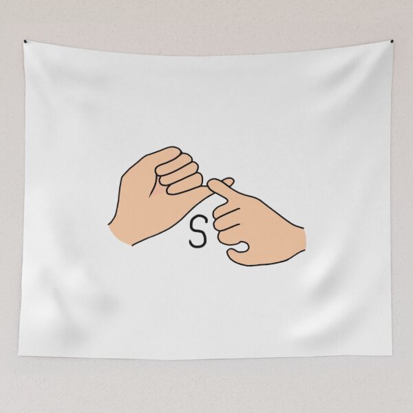 Item preview, BSL letter sign S designed and sold by Artistkhg.