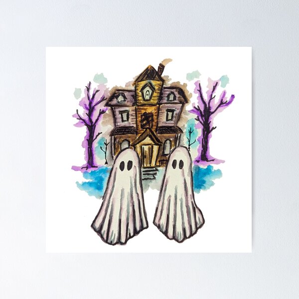 Item preview, Ghosts and Haunted House  designed and sold by Spiderandfly.
