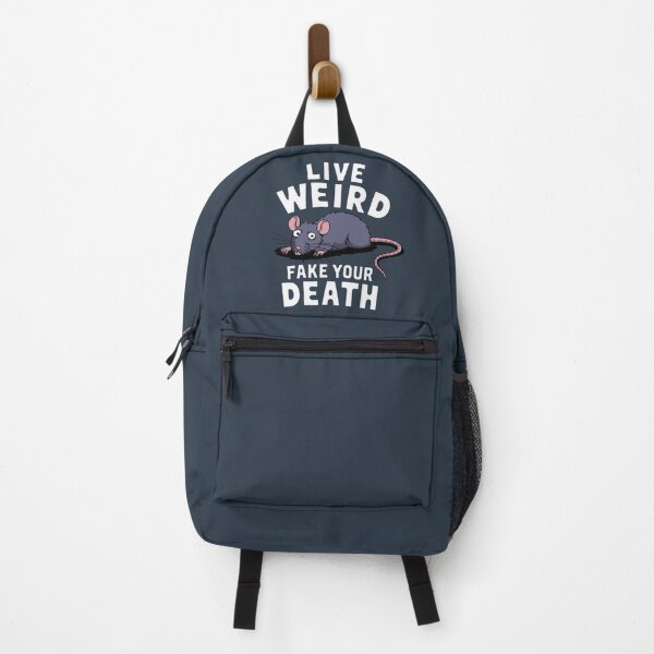 Item preview, Live Weird Fake Your Death - Mouse Meme designed and sold by ZAIKY DREAMS.