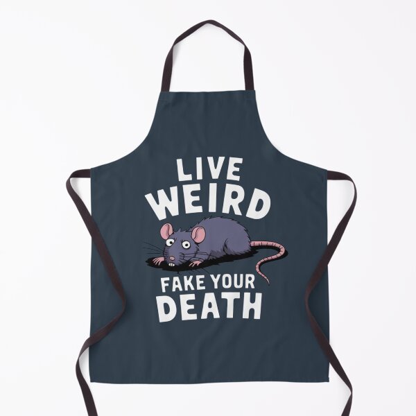 Item preview, Live Weird Fake Your Death - Mouse Meme designed and sold by ZAIKY DREAMS.