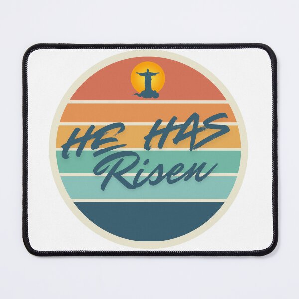Item preview, He Has Risen - Vibrant Retro Easter Design designed and sold by Coaster Culture Industries.