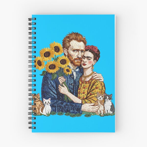 Item preview,  Vincent van Gogh  and Frida Kahlo Cats designed and sold by TeeARTHY.