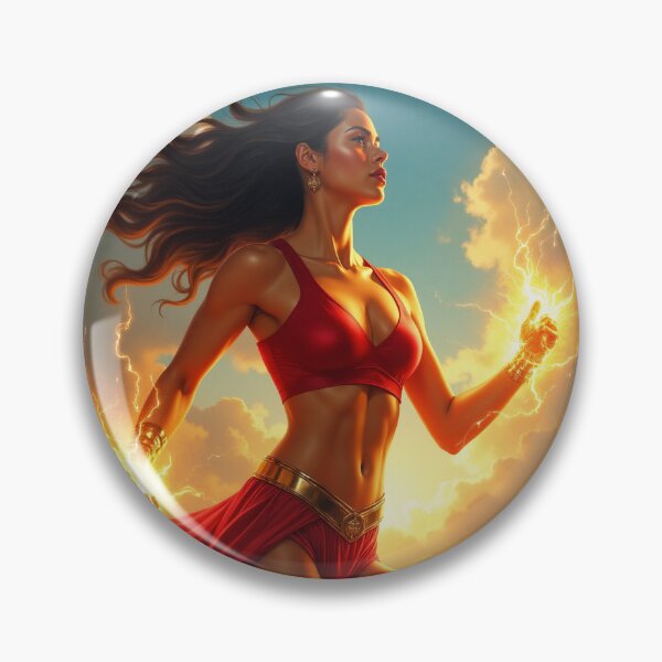 Item preview, Storm Goddess of Power designed and sold by ArtemisDesignAI.