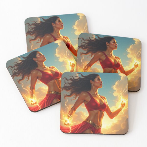 Item preview, Storm Goddess of Power designed and sold by ArtemisDesignAI.