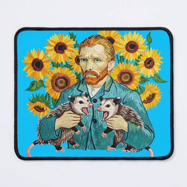 Item preview, Vincent van Gogh Sunflowers and Opossum designed and sold by TeeARTHY.
