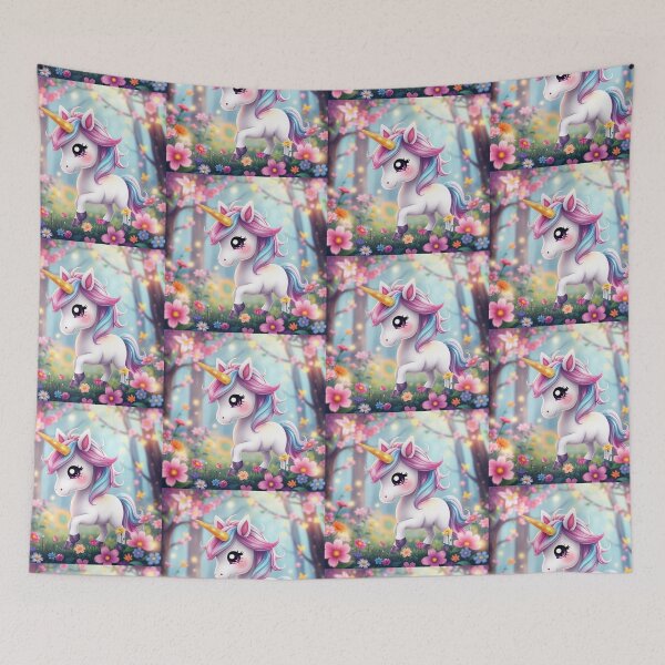 Item preview, Fantasia Frolic: A Unicorn's Enchanted Journey designed and sold by CrushyAIDesigns.