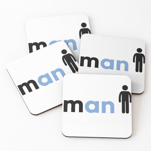 Item preview, MAN - Bold Minimalist Typography Design | Early Reader Phonics Inspired | Funny Men's Gift designed and sold by nickjones81.
