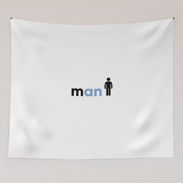 Item preview, MAN - Bold Minimalist Typography Design | Early Reader Phonics Inspired | Funny Men's Gift designed and sold by nickjones81.