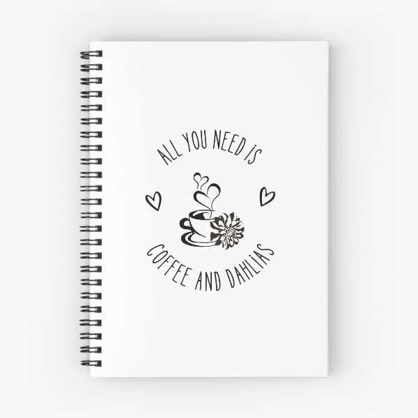 Item preview, Dahlia Lover: All You Need is Coffee and Dahlias designed and sold by Allegory-Design.