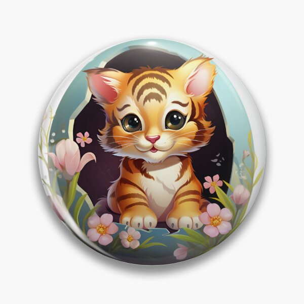 Item preview, Cute Easter Tiger in Eggshell! designed and sold by fribabywonder.