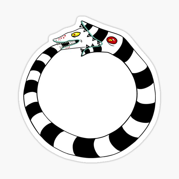 Vista previa del artículo con la obra «Gusano de arena Ouroboros», diseñado y vendido por LaurevCreations.