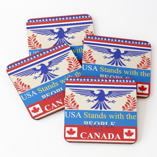 Item preview, USA STANDS WITH CANADA!   designed and sold by ESPRIT MYSTIQUE.