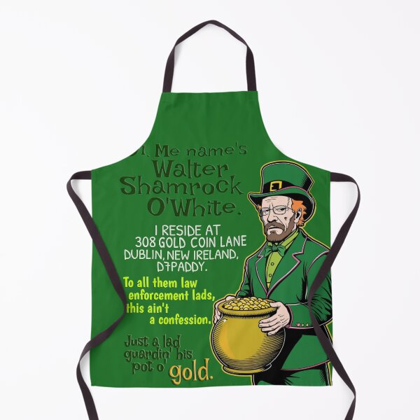 Item preview, Walter O'White - Just a Lad Guardin' His Gold - St. Paddy's Style designed and sold by Print-opia.