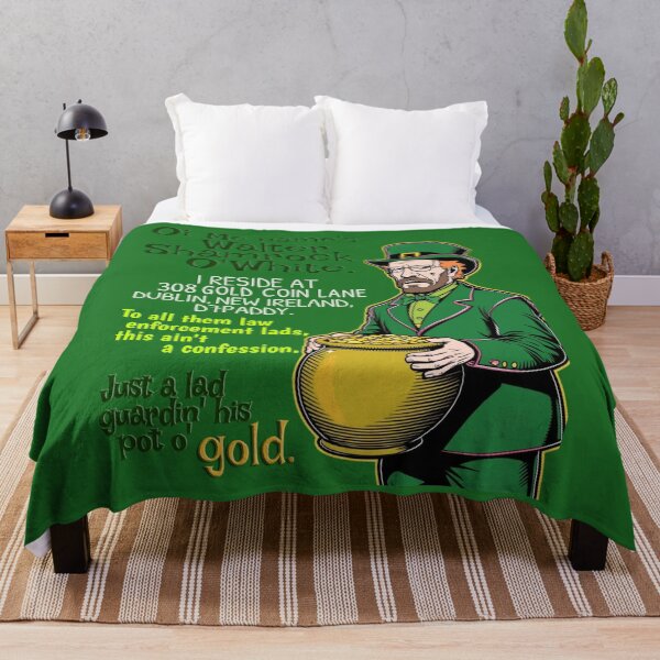 Item preview, Walter O'White - Just a Lad Guardin' His Gold - St. Paddy's Style designed and sold by Print-opia.