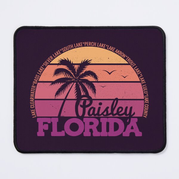 Item preview, Paisley Florida Retro Sunset Local Pride Logo designed and sold by CRHPOD20.