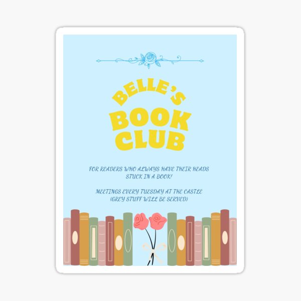 Aperçu de l'œuvre LA BELLE ET LA BÊTE LE CLUB DE LECTURE DE BELLE créée et vendue par CastleDreamers.