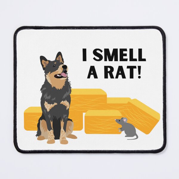 Item preview, Australian Cattle Dog I Smell A Rat Barn Hunt designed and sold by Mop Dog Designs.