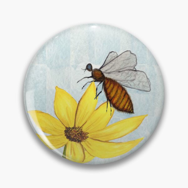 Item preview, Bee and Wild Sunflower by Cecile Grace Charles designed and sold by CecileCharles.