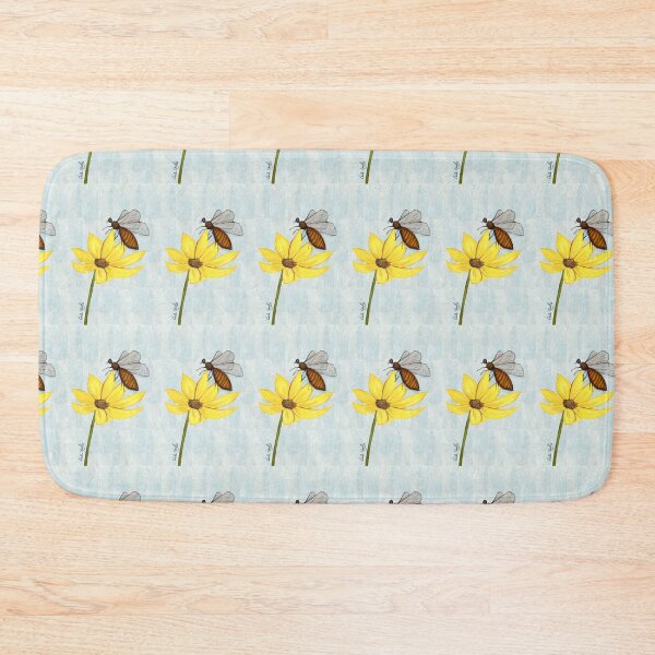 Item preview, Bee and Wild Sunflower by Cecile Grace Charles designed and sold by CecileCharles.