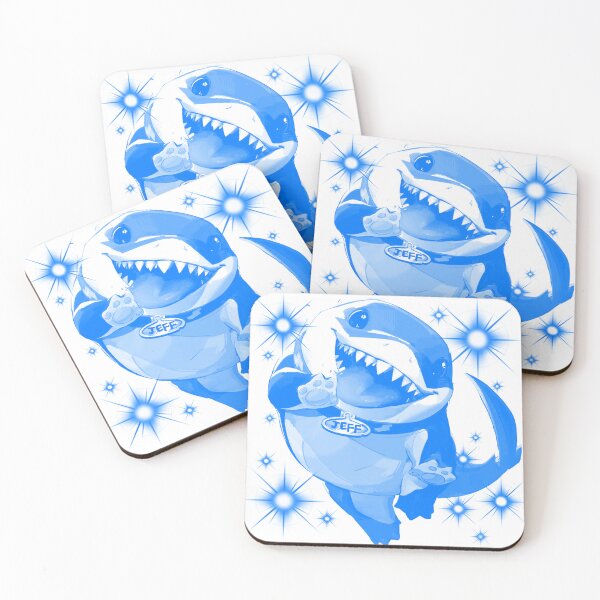 Item preview, JEFF THE SHARK | BLUE designed and sold by freakydeakydraw.