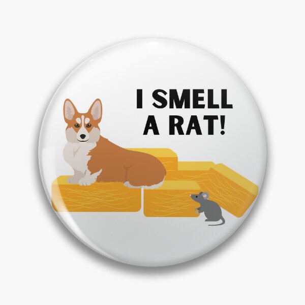 Item preview, Pembroke Welsh Corgi I Smell A Rat Barn Hunt designed and sold by Mop Dog Designs.