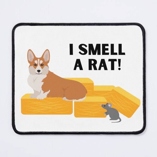 Item preview, Pembroke Welsh Corgi I Smell A Rat Barn Hunt designed and sold by Mop Dog Designs.