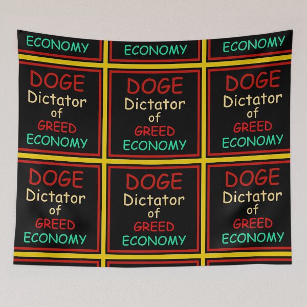 Item preview, DOGE Dictator of Greed Economy designed and sold by ESPRIT MYSTIQUE.