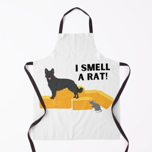Item preview, Black Mudi I Smell A Rat Barn Hunt designed and sold by Mop Dog Designs.