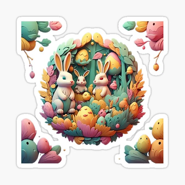 Item preview, EASTER IN WOODLAND designed and sold by likbatonboot.
