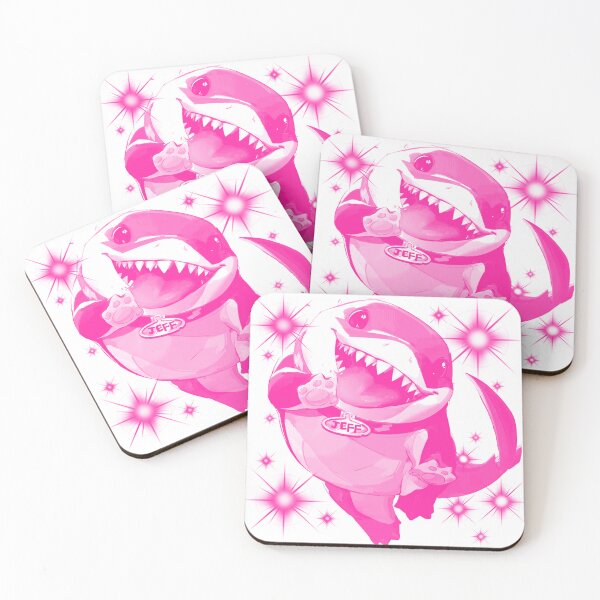 Item preview, JEFF THE SHARK | PINK designed and sold by freakydeakydraw.
