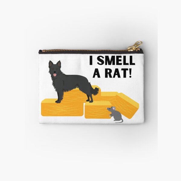 Item preview, Black Mudi I Smell A Rat Barn Hunt designed and sold by Mop Dog Designs.