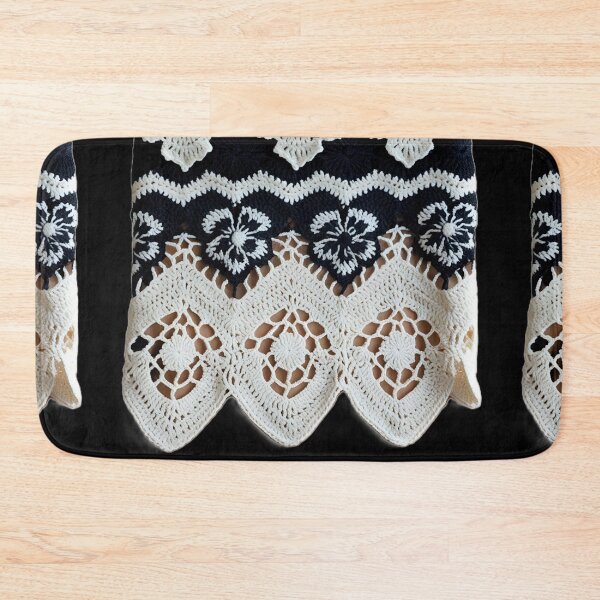 Item preview, Black and white crochet from my grandmother's TV, Photography designed and sold by Atarac.