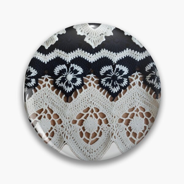 Item preview, Black and white crochet from my grandmother's TV, Photography designed and sold by Atarac.