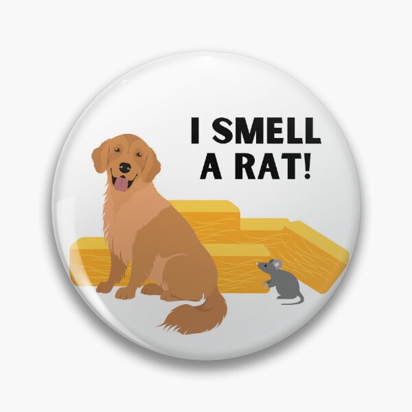 Item preview, Golden Retriever I Smell A Rat Barn Hunt designed and sold by Mop Dog Designs.