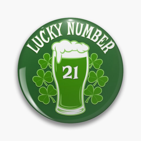 Item preview, Lucky Number 21 | St. Patrick's Day designed and sold by Print-opia.