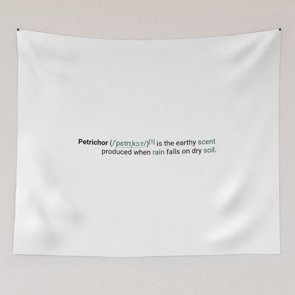 Item preview, Petrichor definition designed and sold by aurora-borealis.