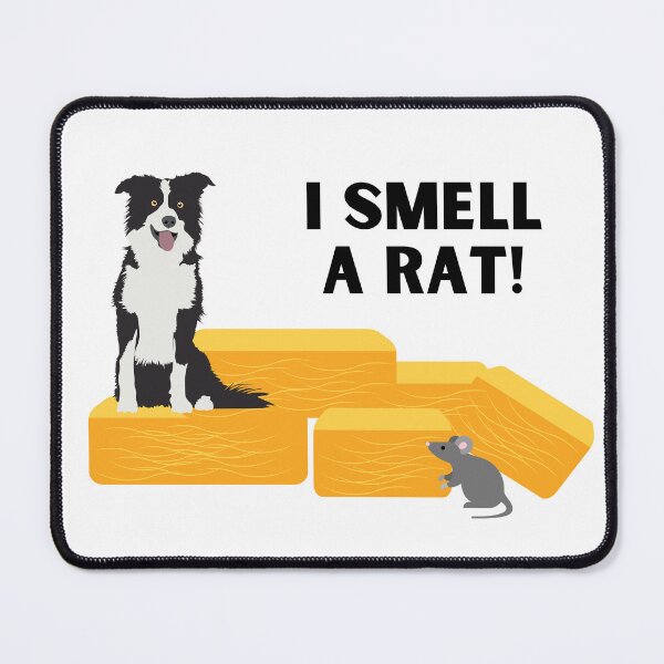 Item preview, Border Collie I Smell A Rat Barn Hunt designed and sold by Mop Dog Designs.