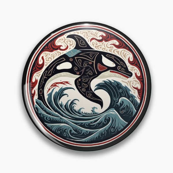 Item preview, Haida Orca Wave designed and sold by MALIKABO.
