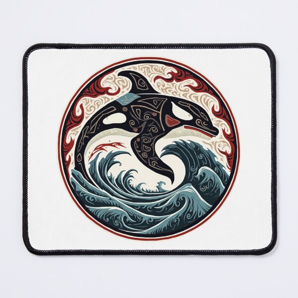 Item preview, Haida Orca Wave designed and sold by MALIKABO.
