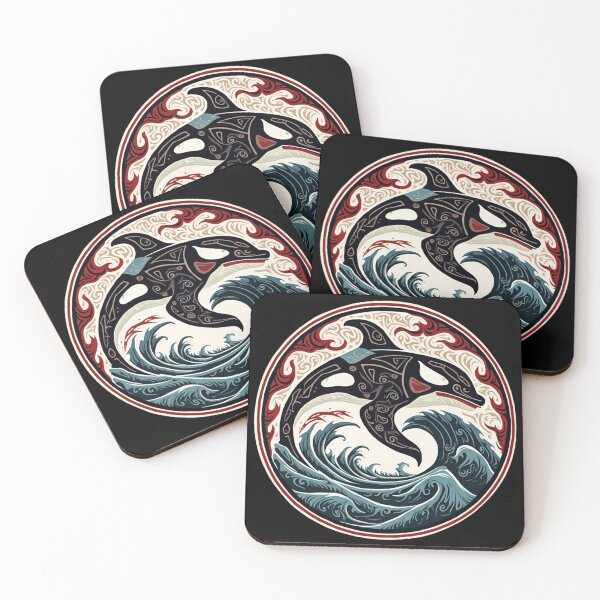 Item preview, Haida Orca Wave designed and sold by MALIKABO.
