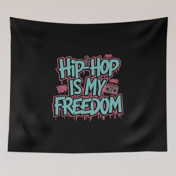 Item preview, Hip-Hop is My Freedom designed and sold by RadDeck.